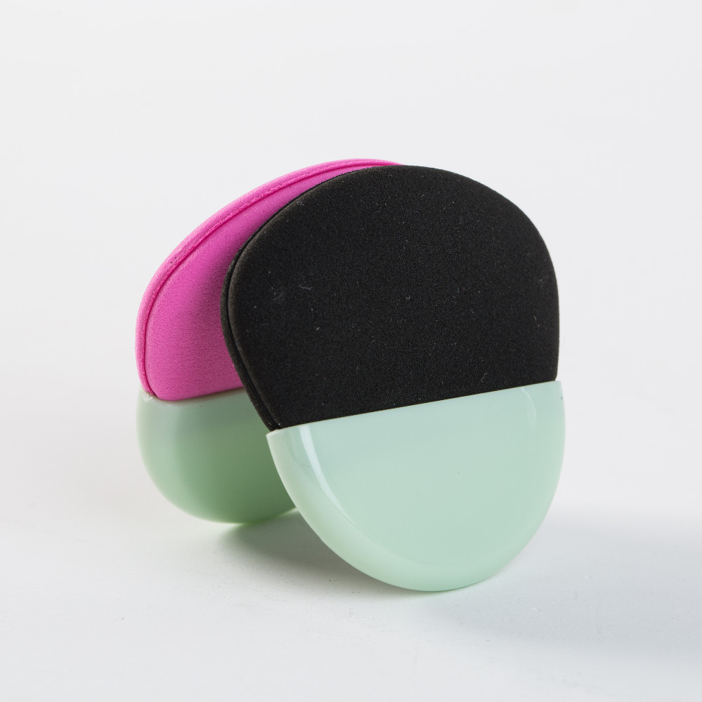 Compression power puff beauty color with PVC bag OEM acceptable foundation sponge