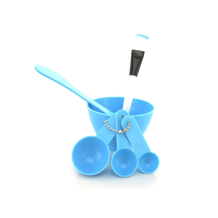 Synthetic Hair Facial Use Mask Brush Set With Bowl And Spoon