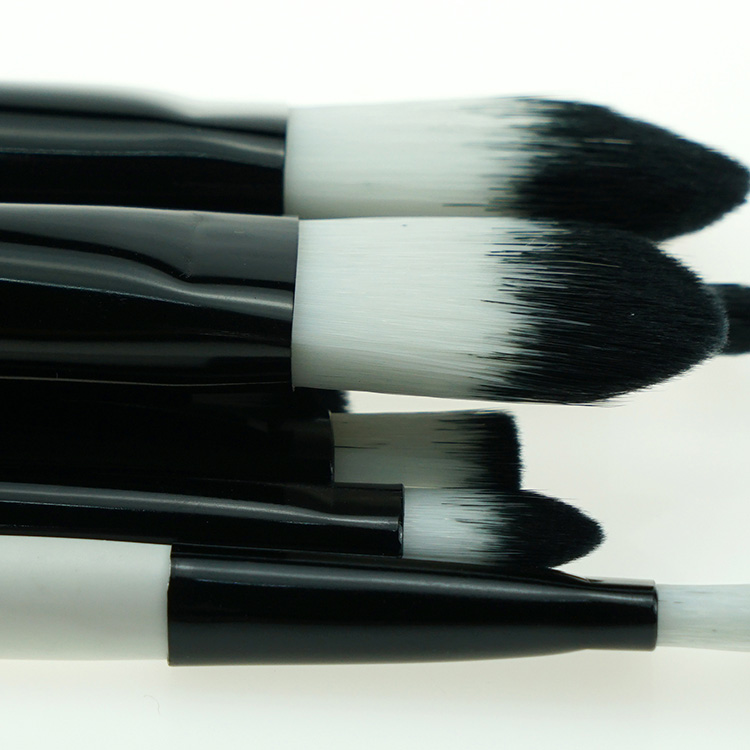 Personalized Multi-Founctional Double Sided White Cosmetic Makeup Brush Kit