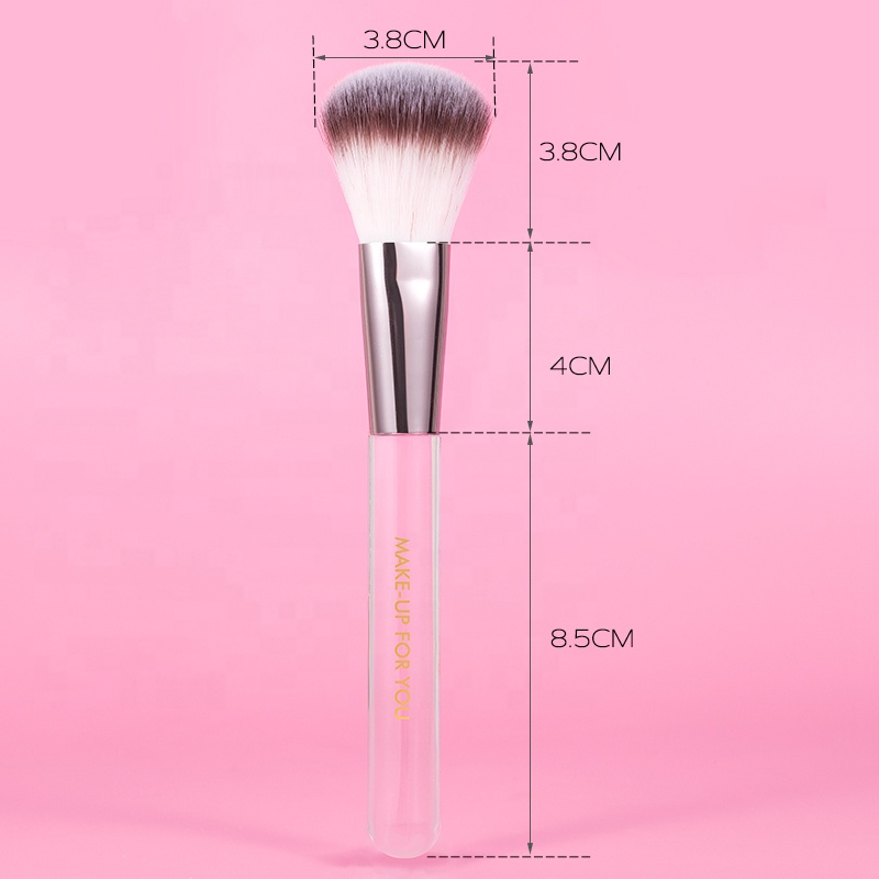 Gift Transparent Cosmetic Makeup Brush Manufacturer Powder Brush OEM Travel Makeup Brush