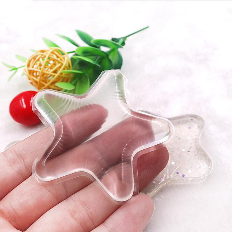 High Quality Shine Star Shape Design Cosmetic Blender Silicone Puff Wholesale