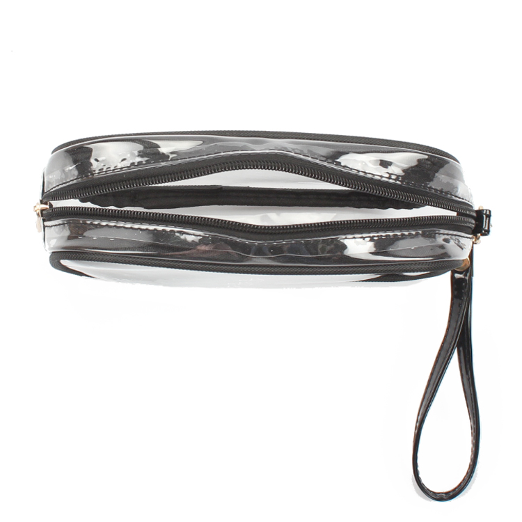 Clear TSA Approved Toiletry Bag for Liquid Bottles Travel Luggage PVC Cosmetic Pouch Carry On