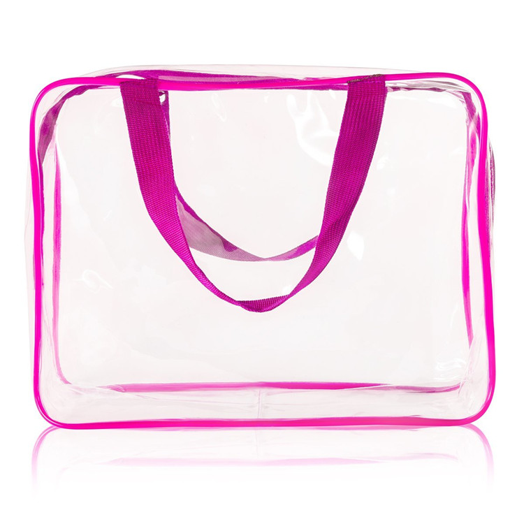 3 pcs Clear makeup Bag Transparent Cosmetic Bag Travel Toiletry Bag