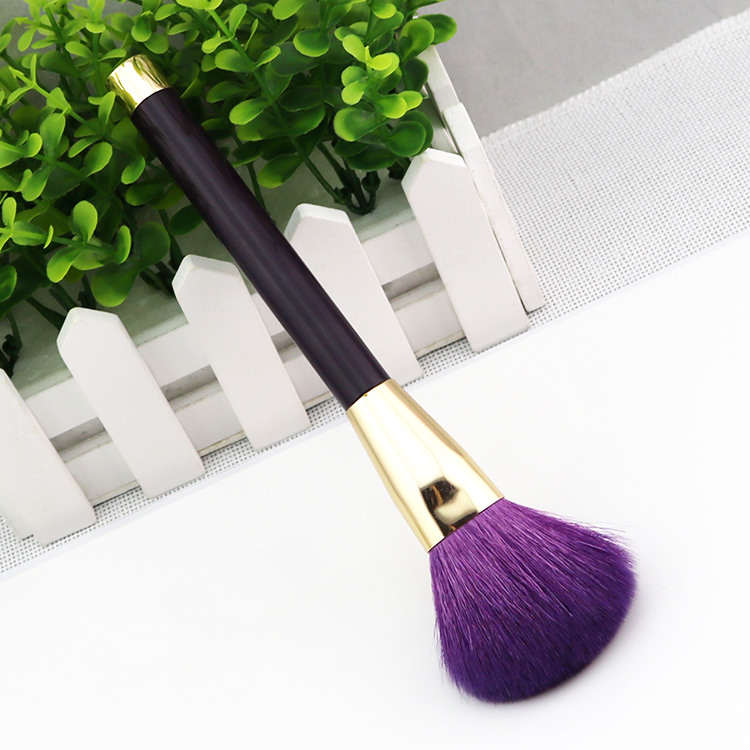 Wholesale Custom Purple Makeup Brushes Cosmetic Blush Brush for makeup