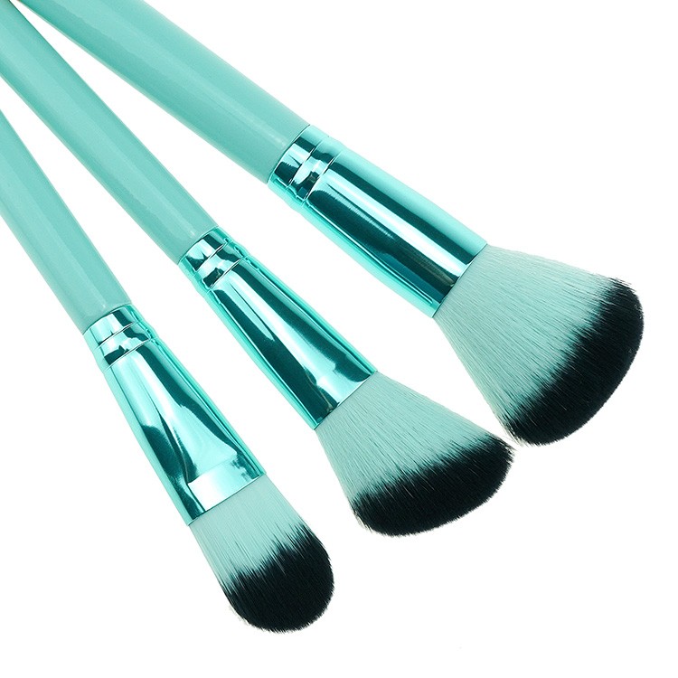 best new design OEM 10pcs cosmetics brushes makeup set with bag