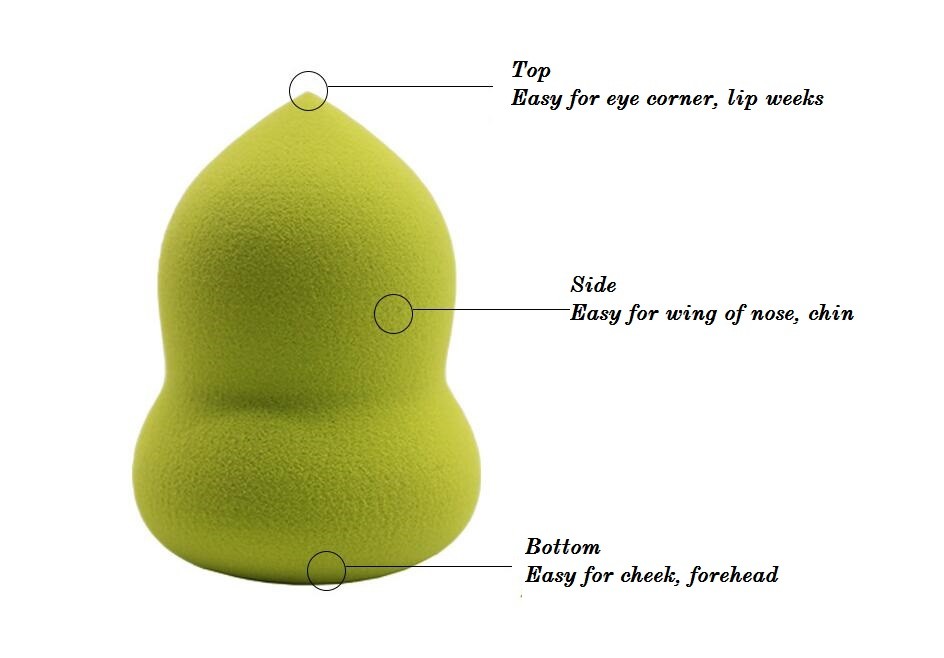 Latex-free Cute rabbit packaging for gift tools suitable Make up sponge holder