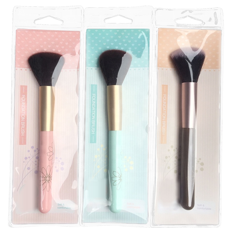 Single Cosmetic Face Powder Brush Bonus Synthetic Make Up Powder Brush
