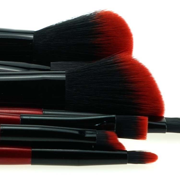 2019 trending products red cosmetics brushes makeup brush set with cylinder box