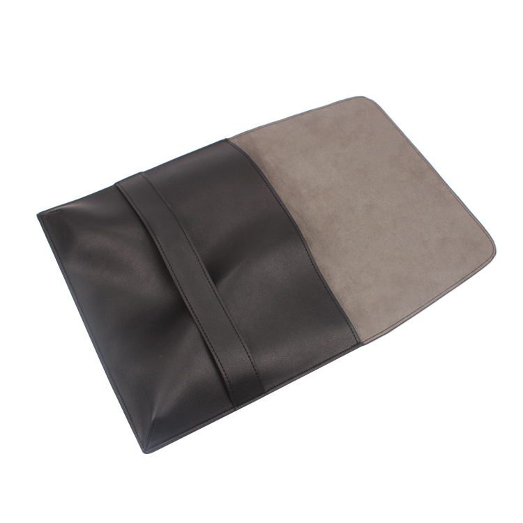 Women Fashion Side Hand Strap Pouch Clutch Bag PU Wristlet Purse