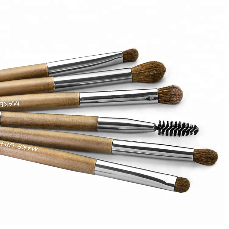 Pony Hair Cosmetic Eye Brush Makeup Eyeshadow Blending Brush Set