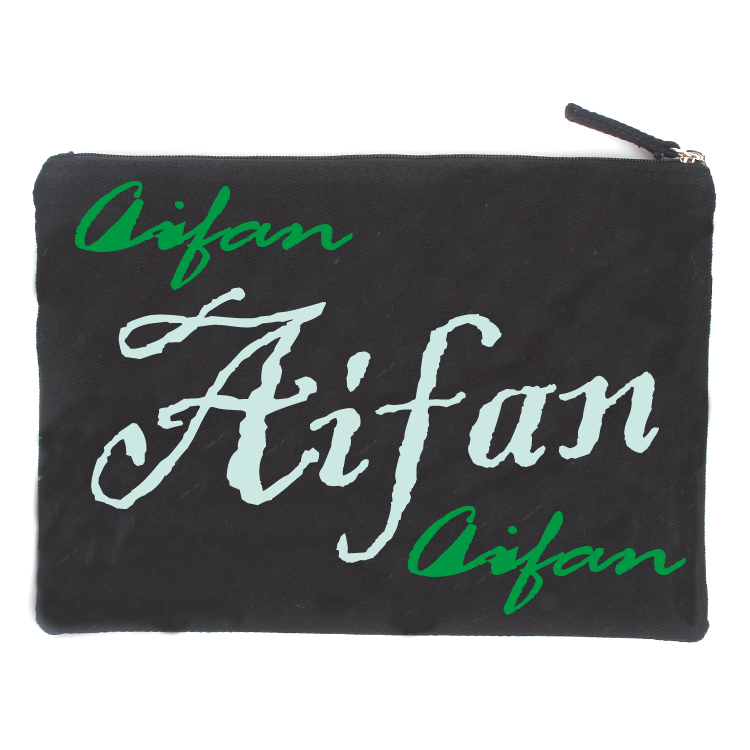 Canvas Zipper Cosmetic Bag Eco Friendly Cotton Makeup Bag Pouch Purse Handbag Organizer with Zipper