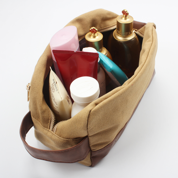 Canvas Travel Men's Toiletry Bag Cosmetic Bag
