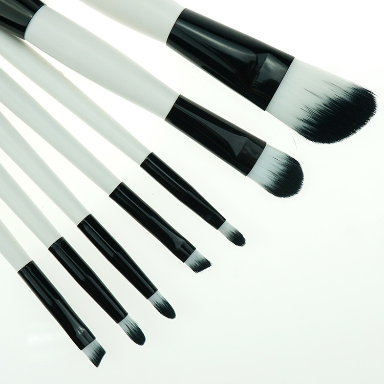 Personalized Multi-Founctional Double Sided White Cosmetic Makeup Brush Kit