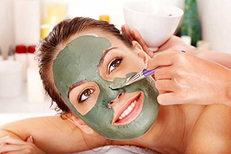 Synthetic Hair Facial Use Mask Brush Set With Bowl And Spoon
