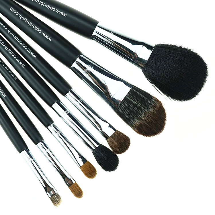 8PCS Detail Smokey Eye Brush Set Eyeshadow Brush Personalized Makeup Brushes With Zipper bag