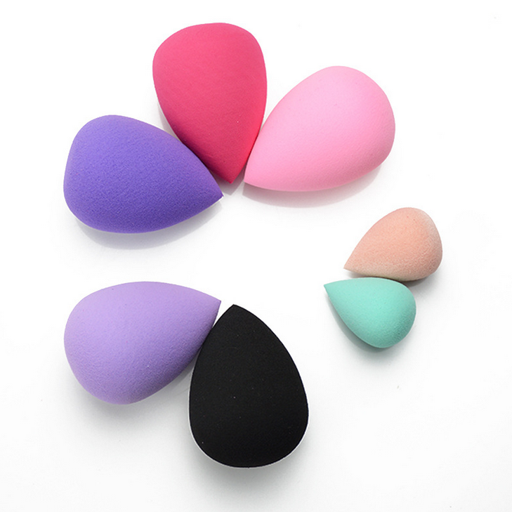 Hydrophilic Latex Free Makeup Oval Sponge drop shape makeup blender packaging