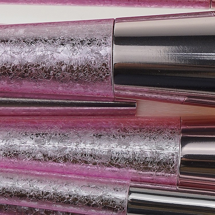 2019 best new design custom maquillage pink cosmetics makeup brush set
