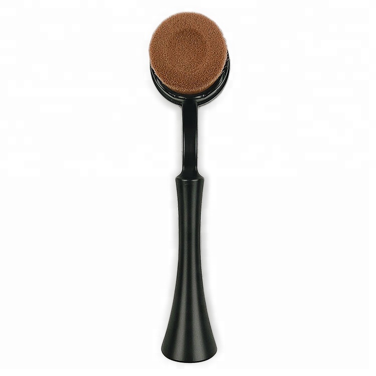 New Tooth Shape Standing Foundation Makeup Brush With Brush Guard