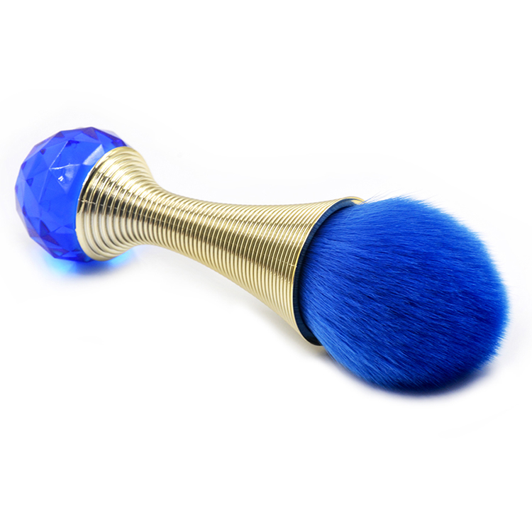 Personalized Electroplating Handle Loose Powder Brush for Cosmetics