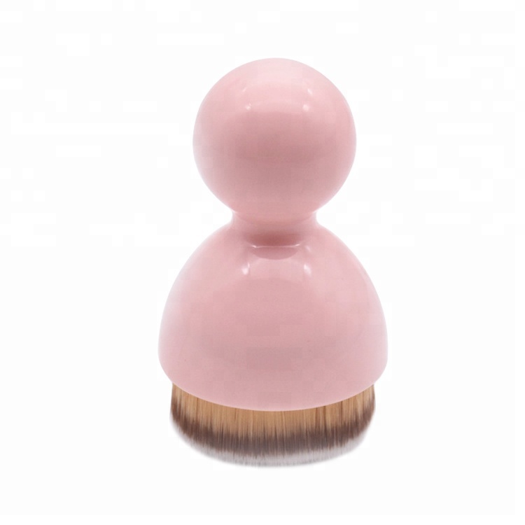 Large Luxury Portable Foundation Makeup Brush Seal Flower Flat Foundation Make Up Brush
