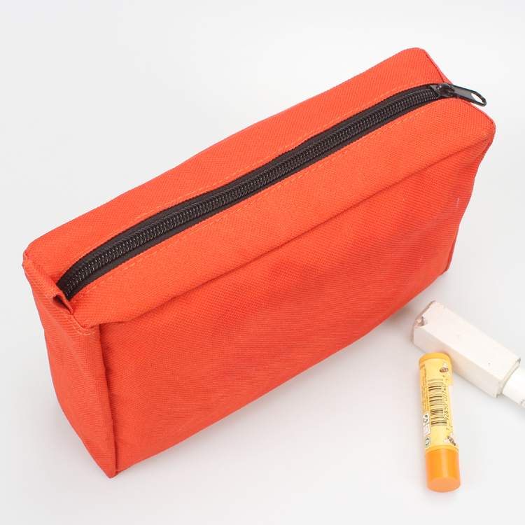 Travel Storage Bags Cosmetic Zipper Bag Red Customize Made Zipper Lock Pouch