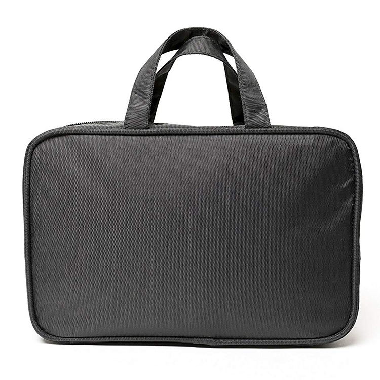 Multifunctional Cosmetic Travel Organizer Makeup Bag Case Divided Compartments with Brush Holders