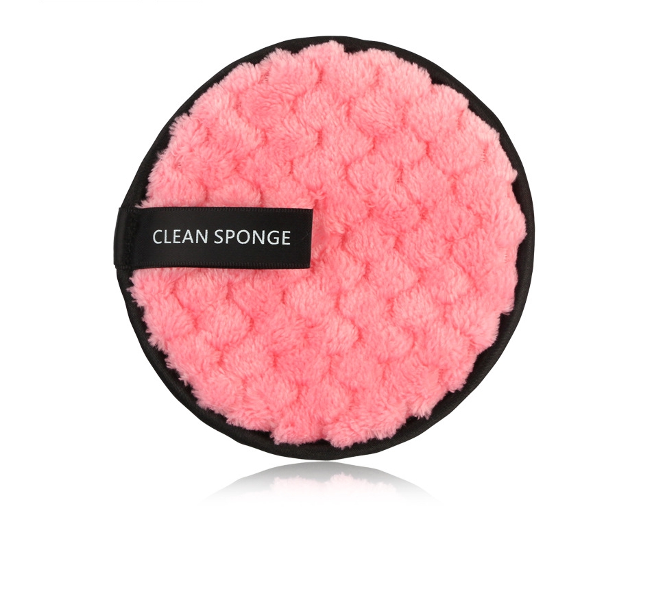 2019 Popular Natural Bamboo Terry  Non Allergic Professional Custom Label Laudray Bag Makeup Remover Pads
