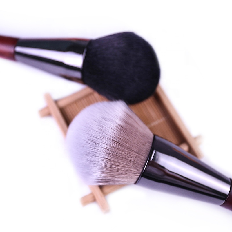 Face Tools Red Wood Synthetic Large Powder Brush Makeup Brush
