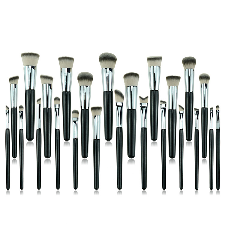 The most soft synthetic hair makeup brush with wooden handle