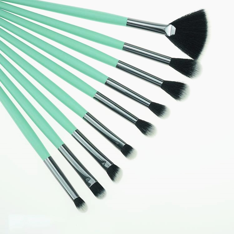 24 Piece Best Green Star Makeup Brushes Makeup Foundation Brush Set