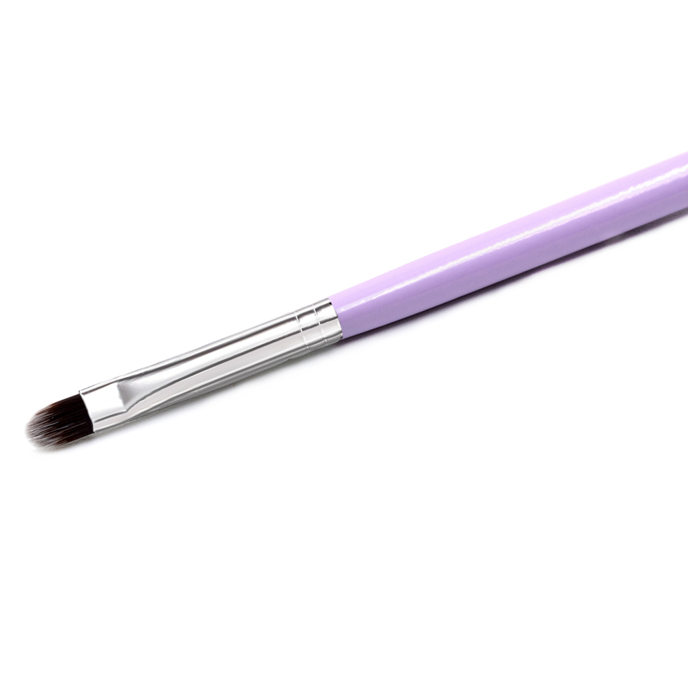 Lip Stick Brush Purple Wooden Handle Nylon Hair Makeup Brush Best Mini Lip Brush