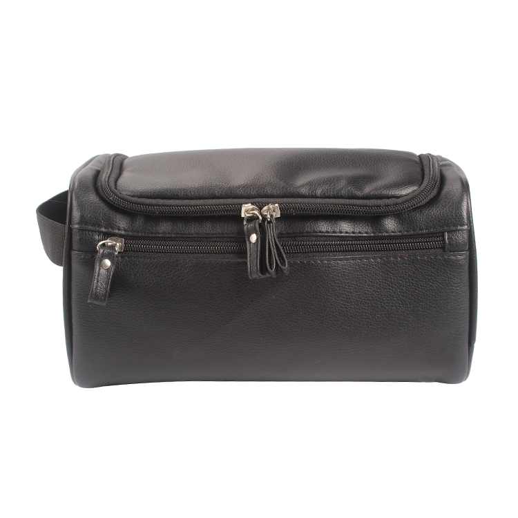 PU Leather Hanging Toiletry Bag Travel Organizer Wash Bag Dopp Kit Travel for Bathroom Shower