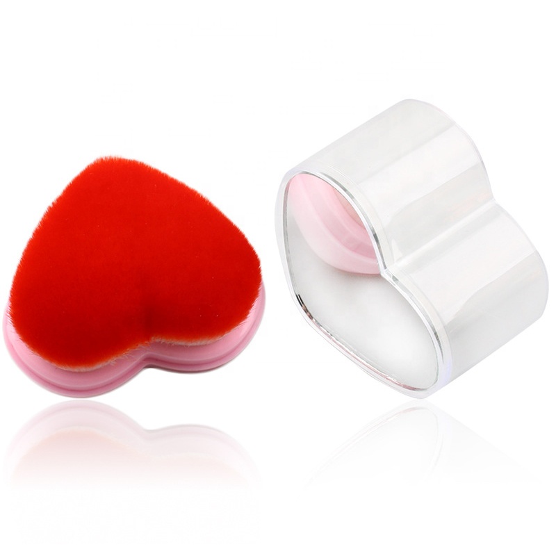 Heart Shape Brush Makeup Foundation Brush Cosmetic Kabuki Brush