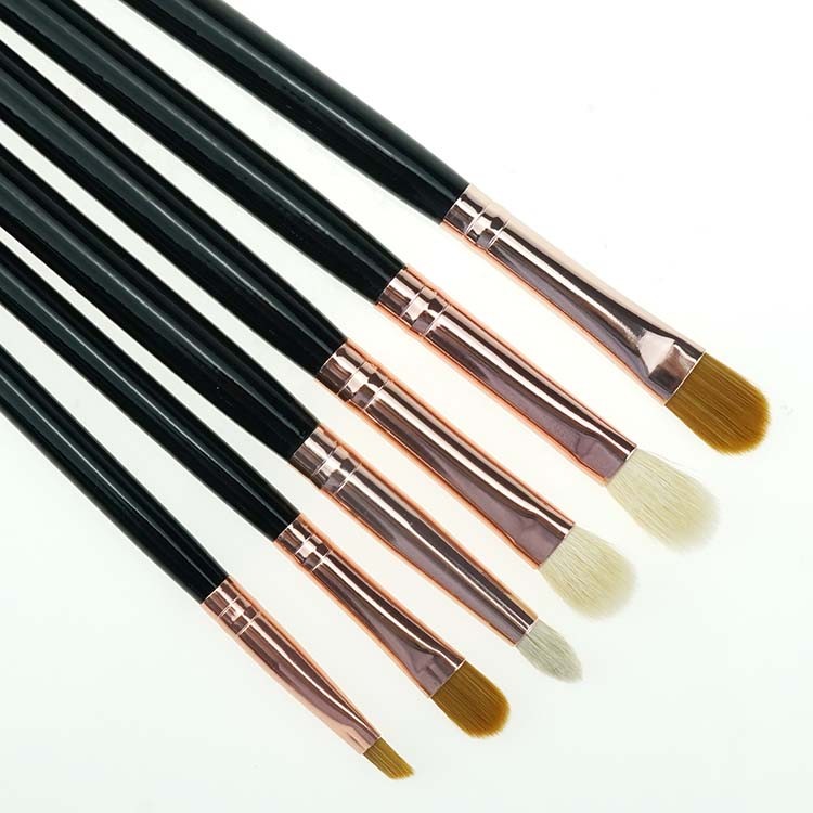 Professional rose golden makeup powder brush private cosmetics brushes makeup with pouch