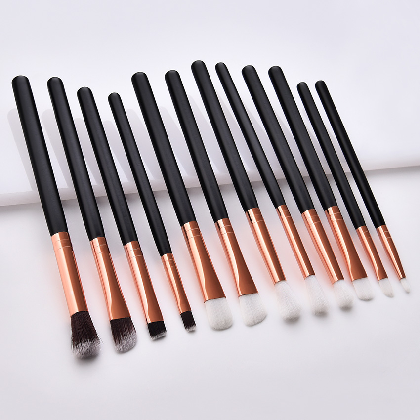 12 PCS/SET No Logo Make Up Brush Eye Brushes Makeup Professional