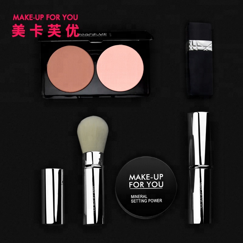 Synthetic Fibre Retractable Oval Kabuki Brush Private Label Pretty Makeup Brush For Powder