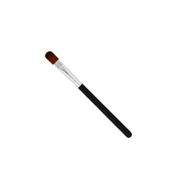 Small Single Makeup Brush Private Label Nylon Hair Flat Concealer Brush