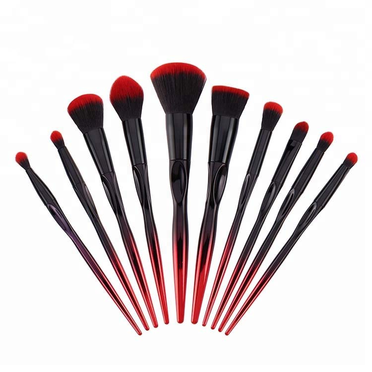 2018 Hot Sales Synthetic Professional 10pcs beauty tools makeup brush for make up