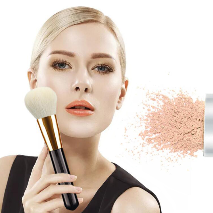 2018 Professional Wood Handle Makeup Brush Natural Goat Hair Powder Brush