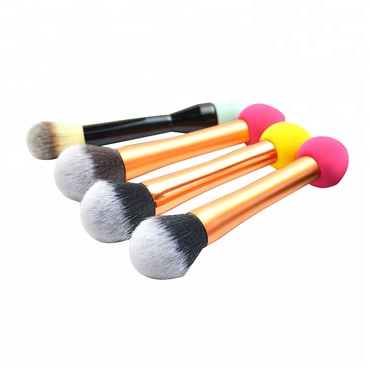 Wholesale Foundation Makeup Brush Dual Powder Brush Double End Powder Foundation Makeup Sponge