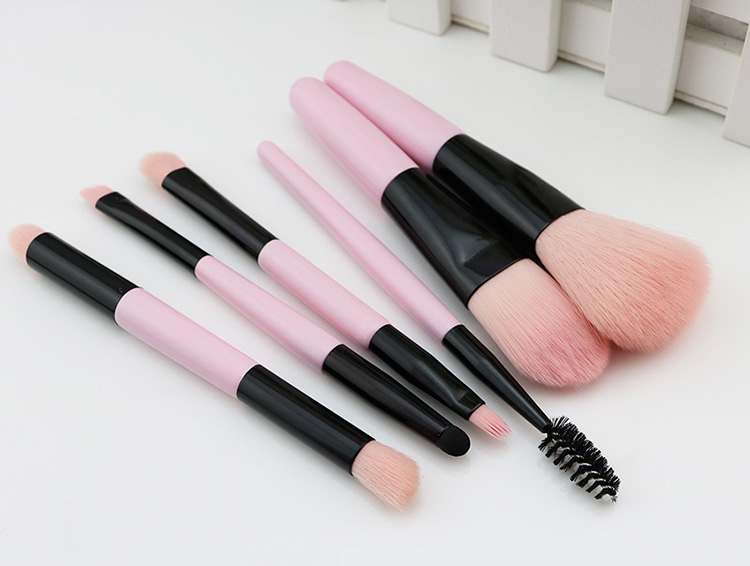 Cute Pink Double Sided Private Label Make Up Brushes Makeup Brush set