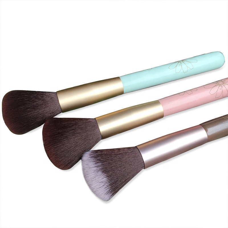 Single Cosmetic Face Powder Brush Bonus Synthetic Make Up Powder Brush