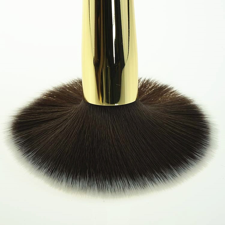 Color 8pcs cream makeup brushes oval set
