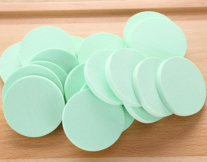 Hydrophilic Non-Latex round Cosmetic makeup Sponge Blender Puff
