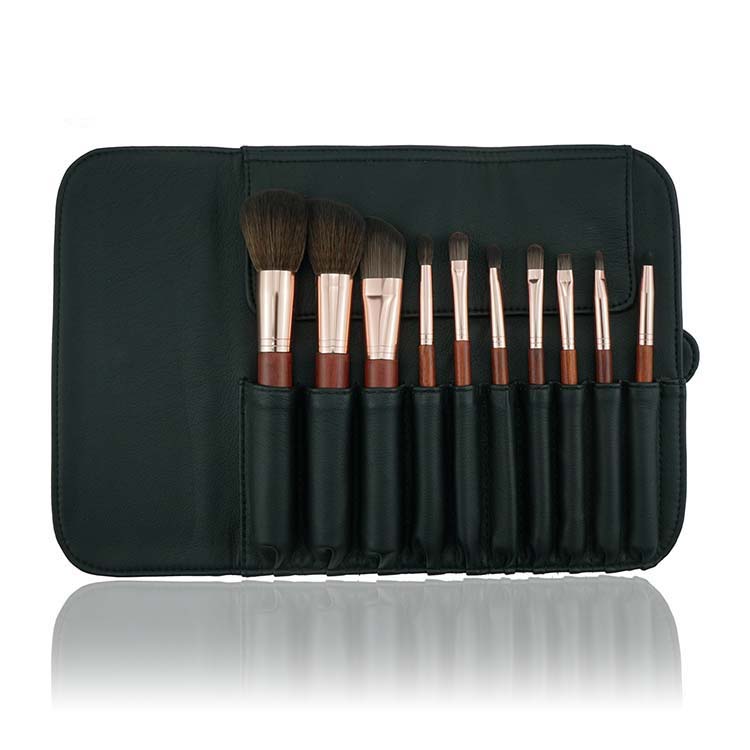 10 Piece Luxury Makeup Brush Set Private Label Makeup Brushes Set