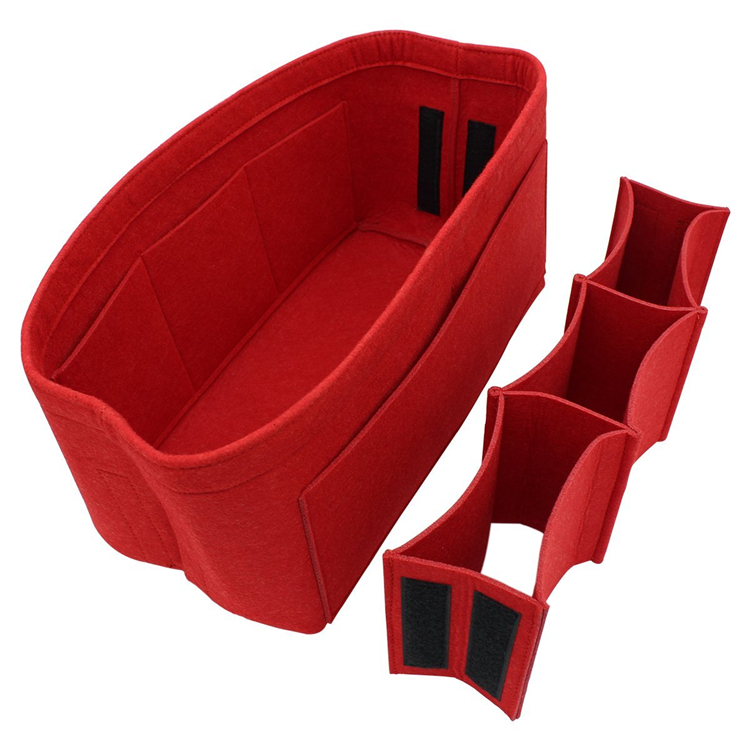 Handbag Organizer Bag Organizer Insert Felt Handbag Shaper 12 Pockets Bag in Bag