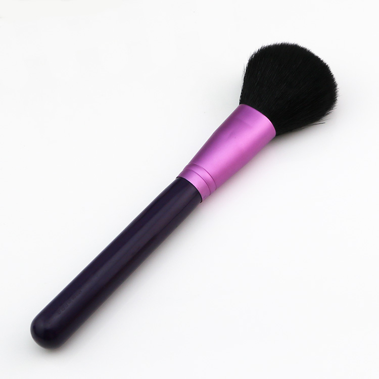Purple Oval makeup face brush wholesale factory