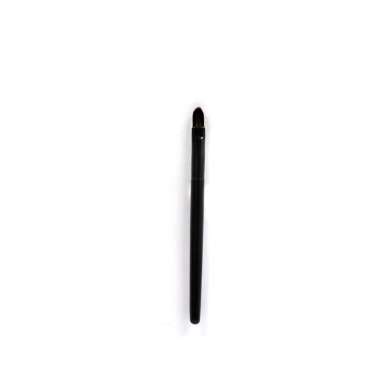 Factory Direct Short Handle Aluminum Tube Single Portable Best Lip Brush