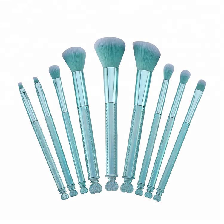 2018 New Arrivals Synthetic Soft Hair 9pcs Personalized Cosmetic Makeup Brush Set
