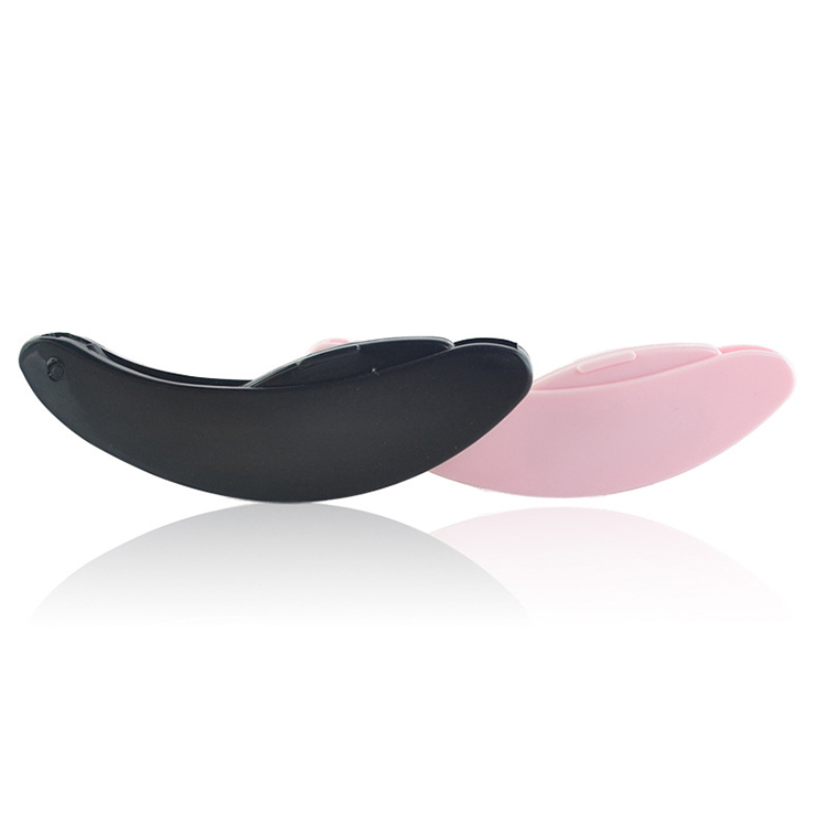 Hot sale folding eyelash brush comb with plastic handle